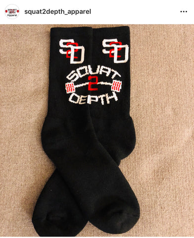 S2D Crew Socks - Squat 2 Depth Apparel